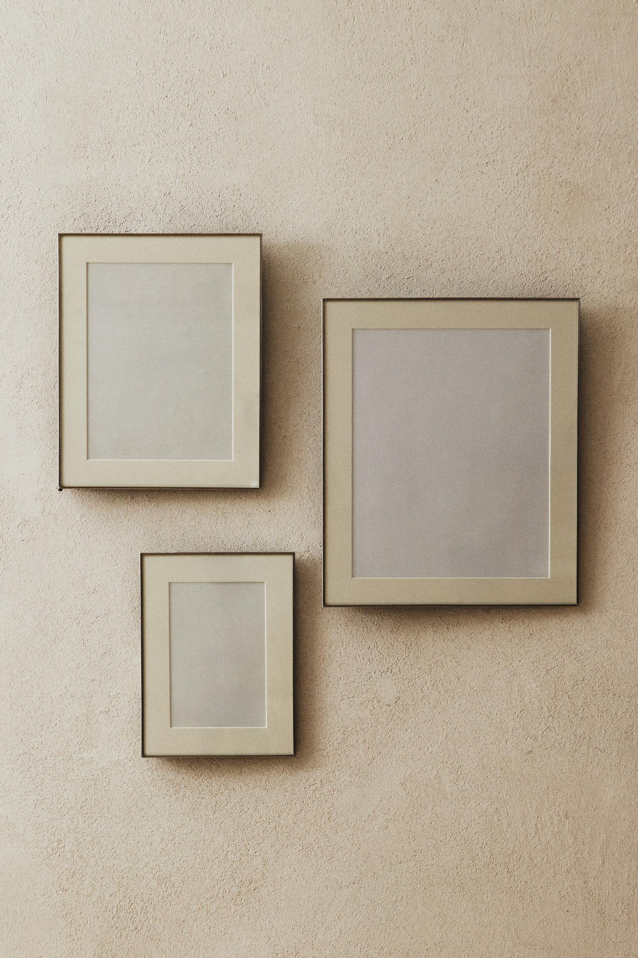 CADRE PHOTO CONTOUR FIN ARGENTÉ